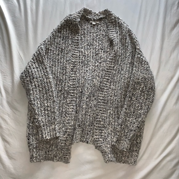 Garage Grey Oversized Cardigan - Picture 1 of 3